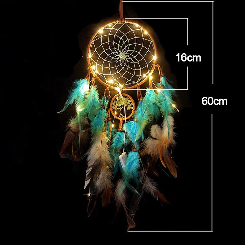 Tradtional Indian Dream Catchers | Various Colours | 65cm Length