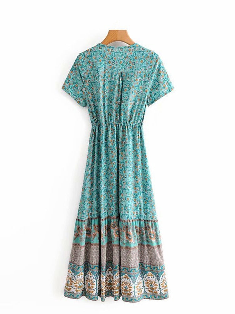 Beautiful Hippie Styled Long Dress | S-L | 3 Colours Available