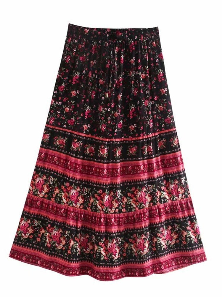 Cute Hippie Long Skirt | Bohemian Dance | S-L