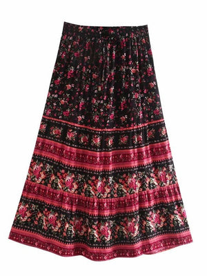 Cute Hippie Long Skirt | Bohemian Dance | S-L