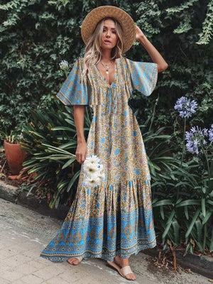 Bohemian Summer Dress | Multiple Colours | S-L