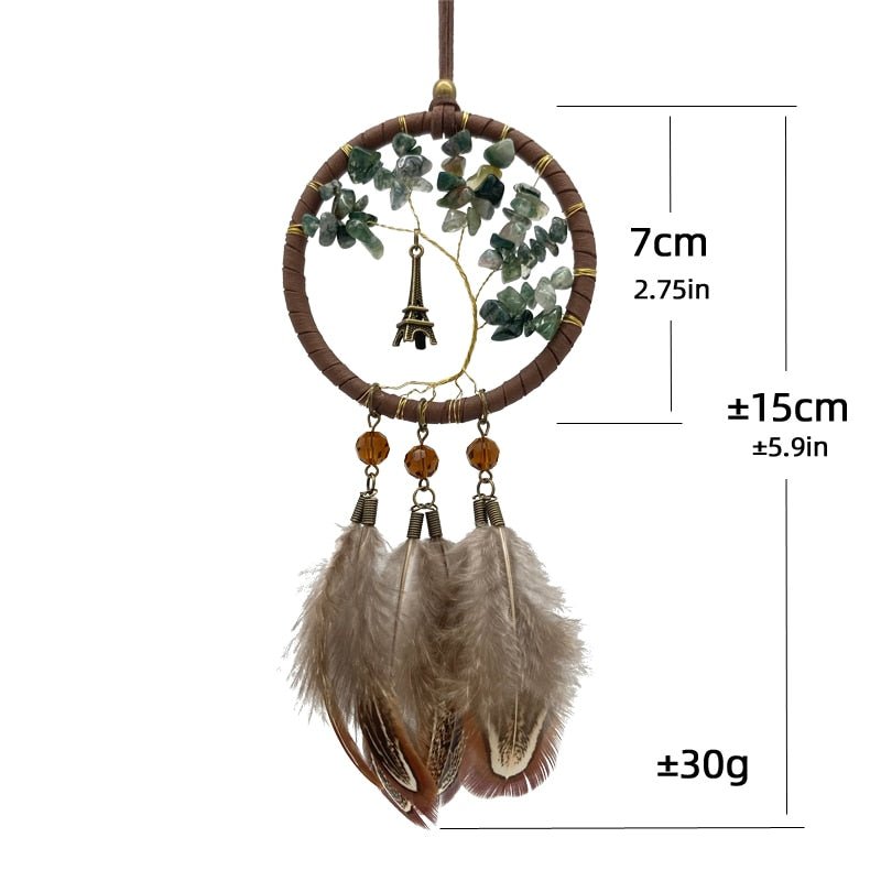 Beautiful French Dream Catcher With Feathers