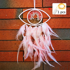 Evil Eye Dream Catcher | Various Styles | Fairy Light Options Available