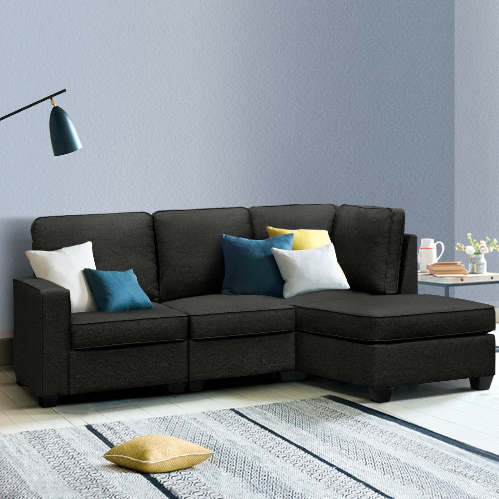 4 Seater Sofa Lounge With Modular Chaise