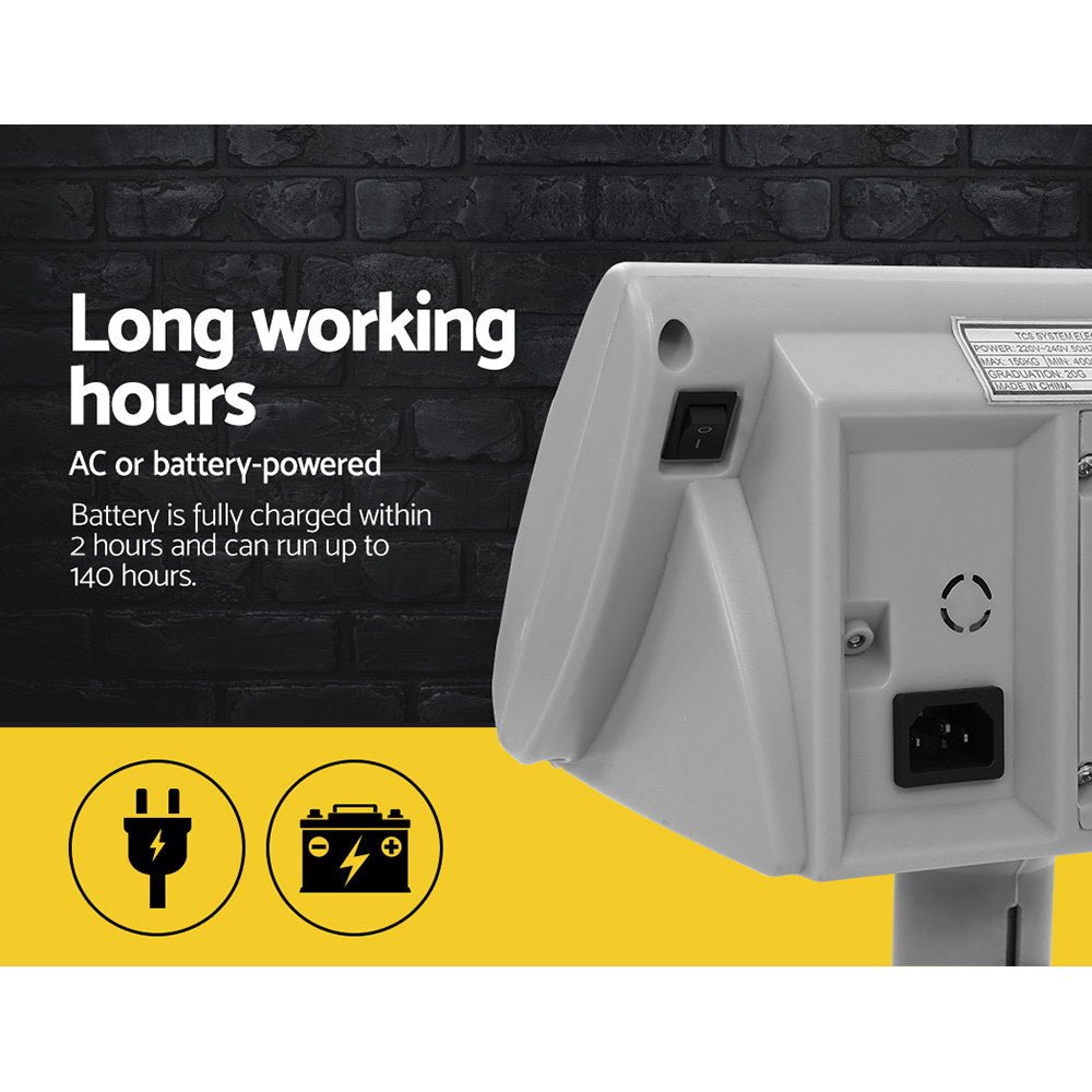 Large 300KG Digital Commercial Graded Platform Scales