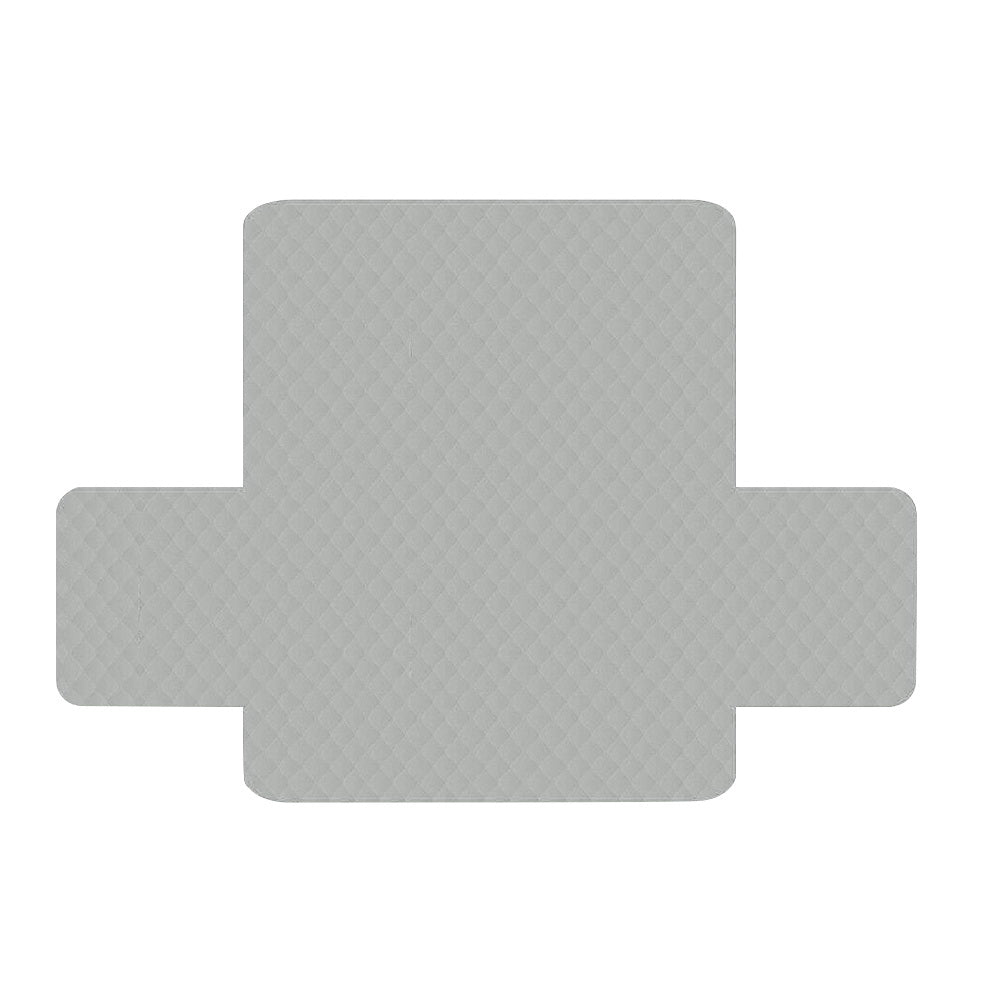 Grey Quilted Sofa / Couch Cover Protector - 3 Seater