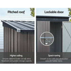 Giantz Garden Shed Sheds Outdoor Storage | 1.95x1.31M | Steel Workshop House | Tool
