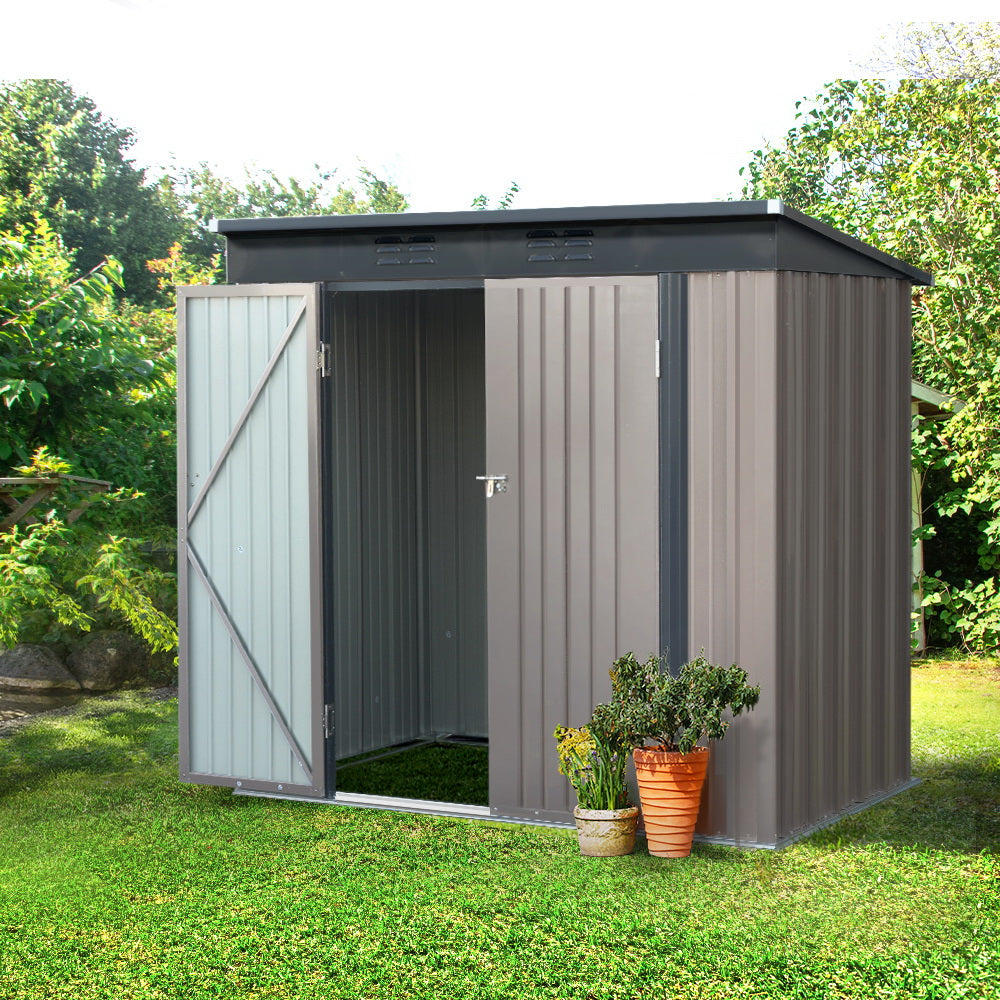 Giantz Garden Shed Sheds Outdoor Storage | 1.95x1.31M | Steel Workshop House | Tool