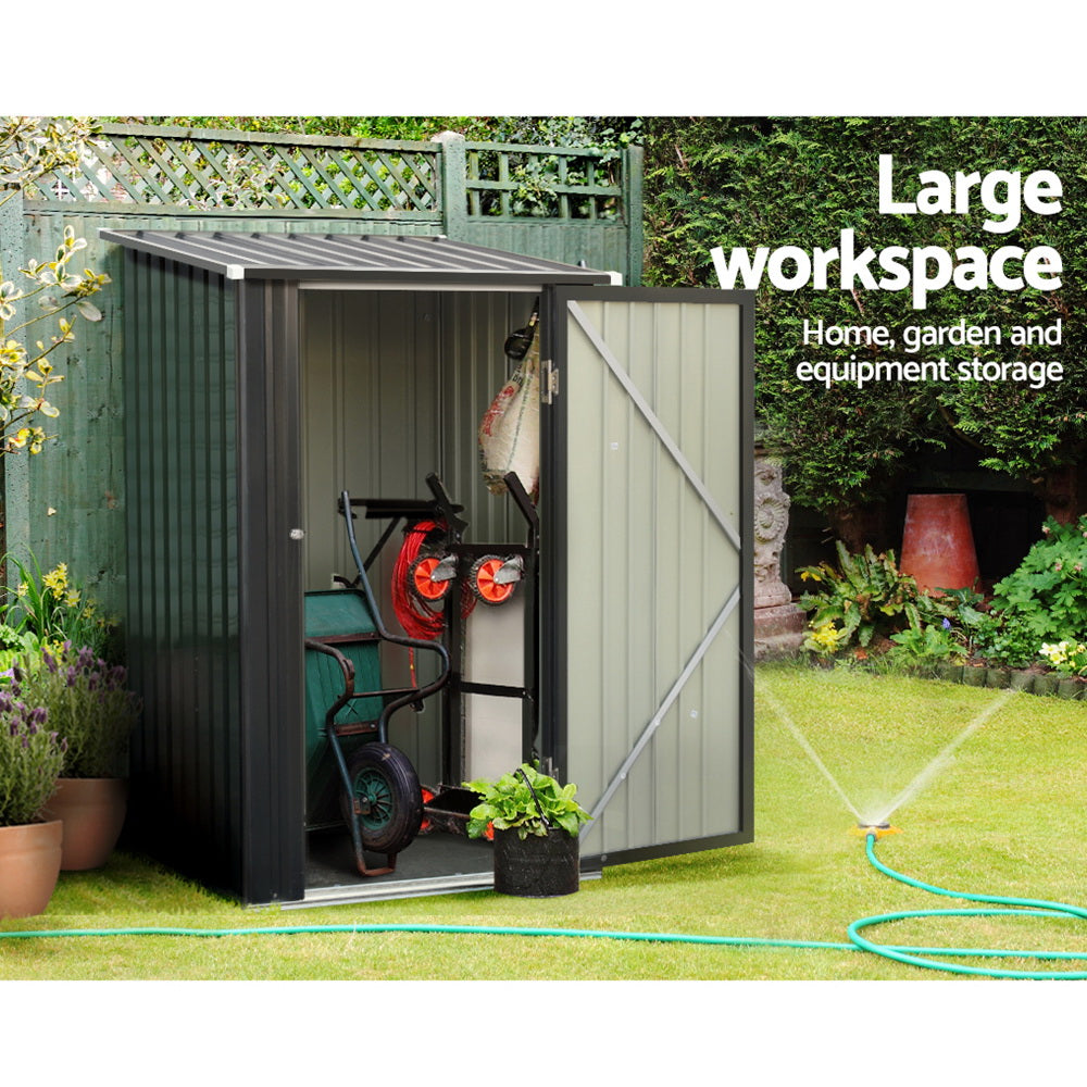 Giantz Garden Shed | Sheds Outdoor Tool | 0.99x1.04M | Storage Workshop House | Galvanised Steel