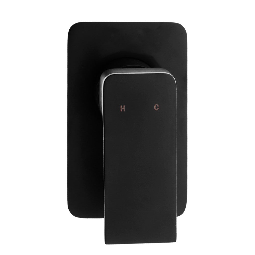 Cefito WELS 8'' Rain Shower Head Mixer - Square Black | High Pressure