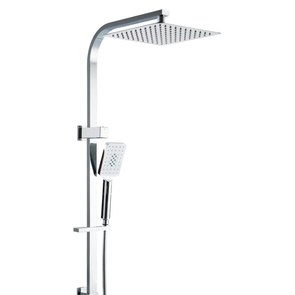 Rain Shower Head Set | Round | 10'' | Handheld | High Pressure | Wall | Chrome