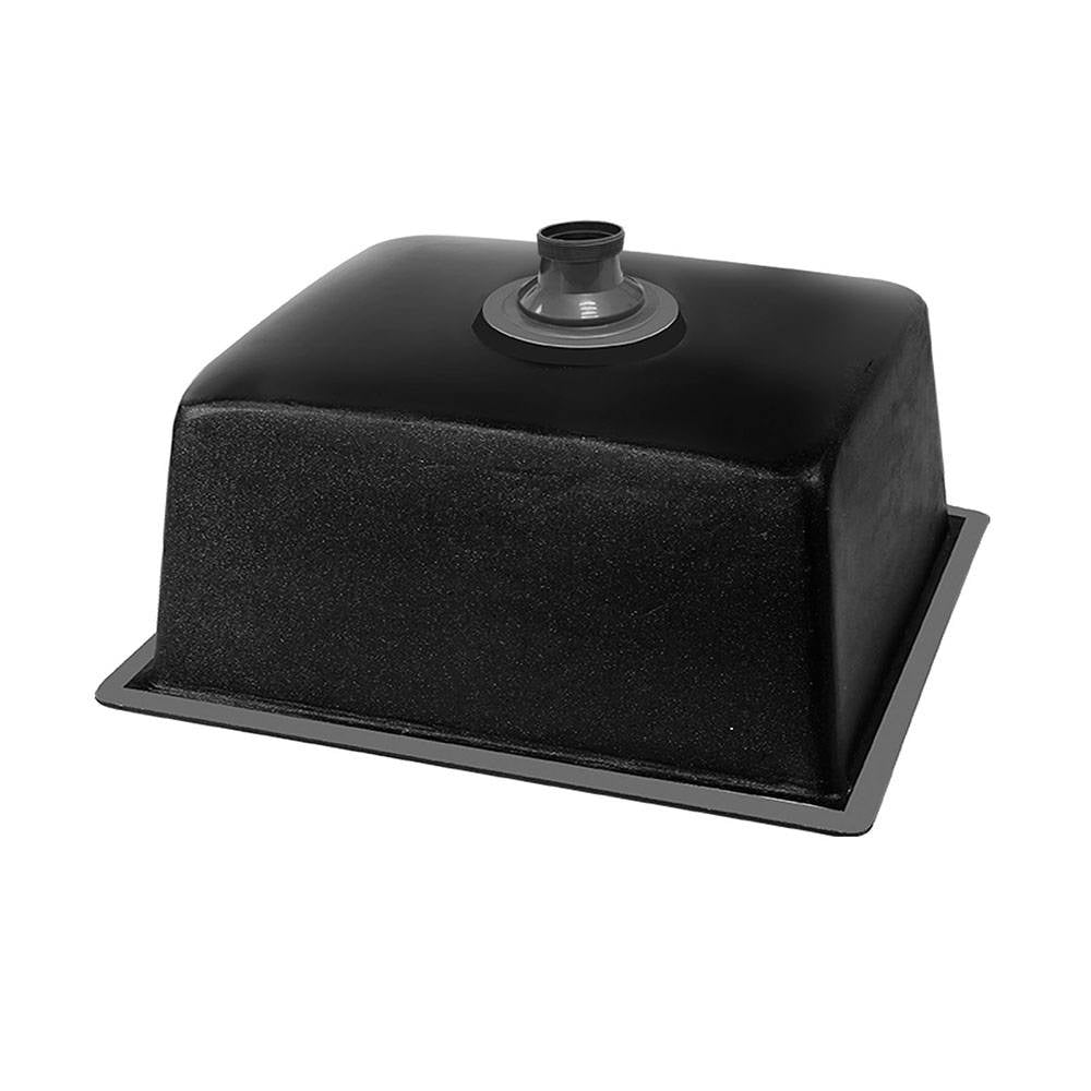 Stone Kitchen Sink | 610x470mm | Granite Under/Topmount | Bowl Laundry | Black