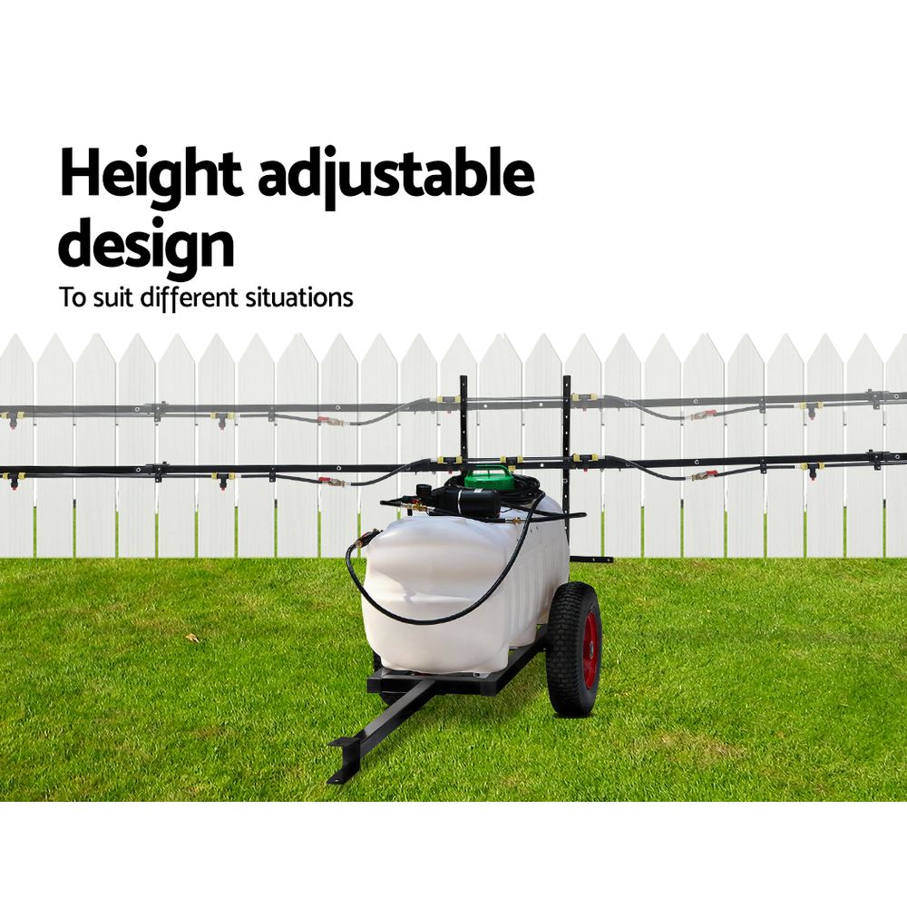 100L ATV Weed Sprayer Trailer With 5M Boom Extension