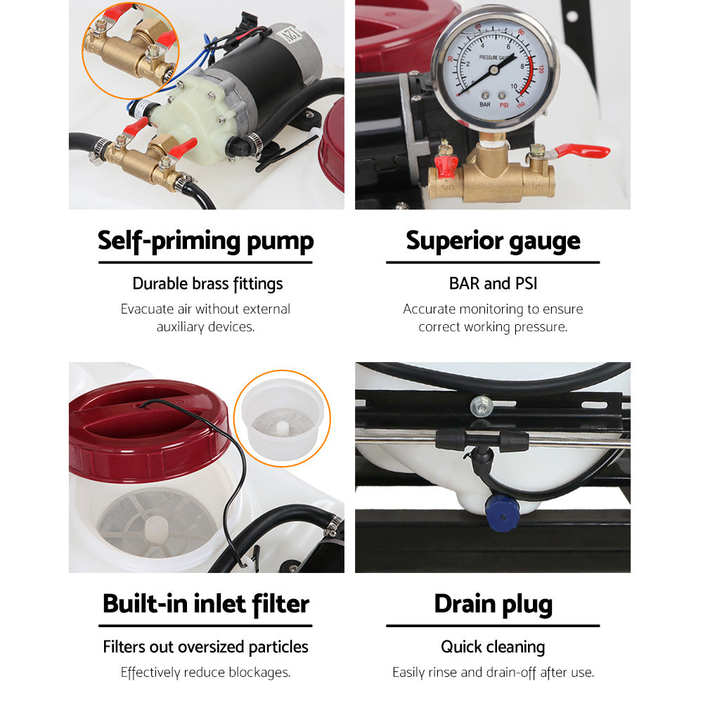 60L ATV Weed Sprayer With Trailer