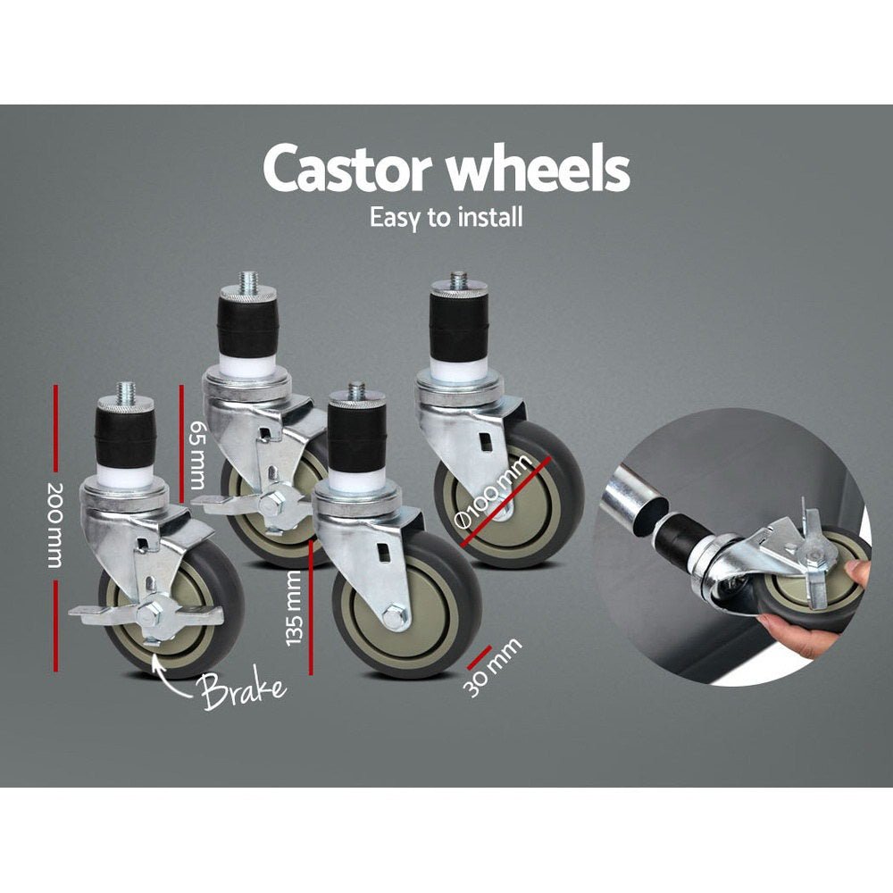 Commercial Hydroponic / Nursery Stainless Steel Work Bench - 1219MM x 610MM