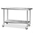 Commercial Hydroponic / Nursery Stainless Steel Work Bench - 1524MM x 610MM
