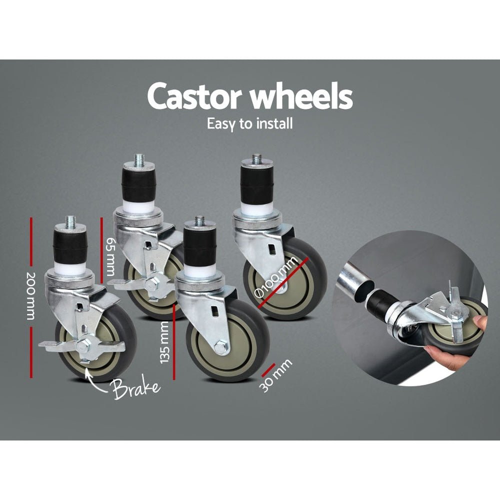 Commercial Hydroponic / Nursery Stainless Steel Work Bench - 1524MM x 610MM