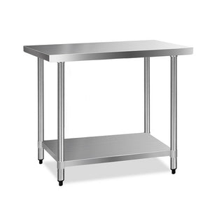 Commercial Hydroponic Stainless Steel Bench - 610 x 1219mm