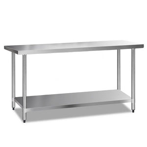 Commercial Hydroponic Stainless Steel Bench - 610 x 1829mm