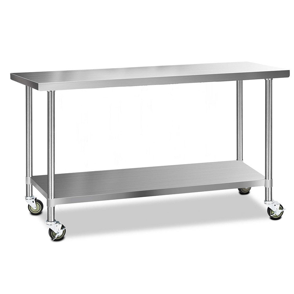Commercial Hydroponic / Nursery Stainless Steel Work Bench - 1829MM x 610MM