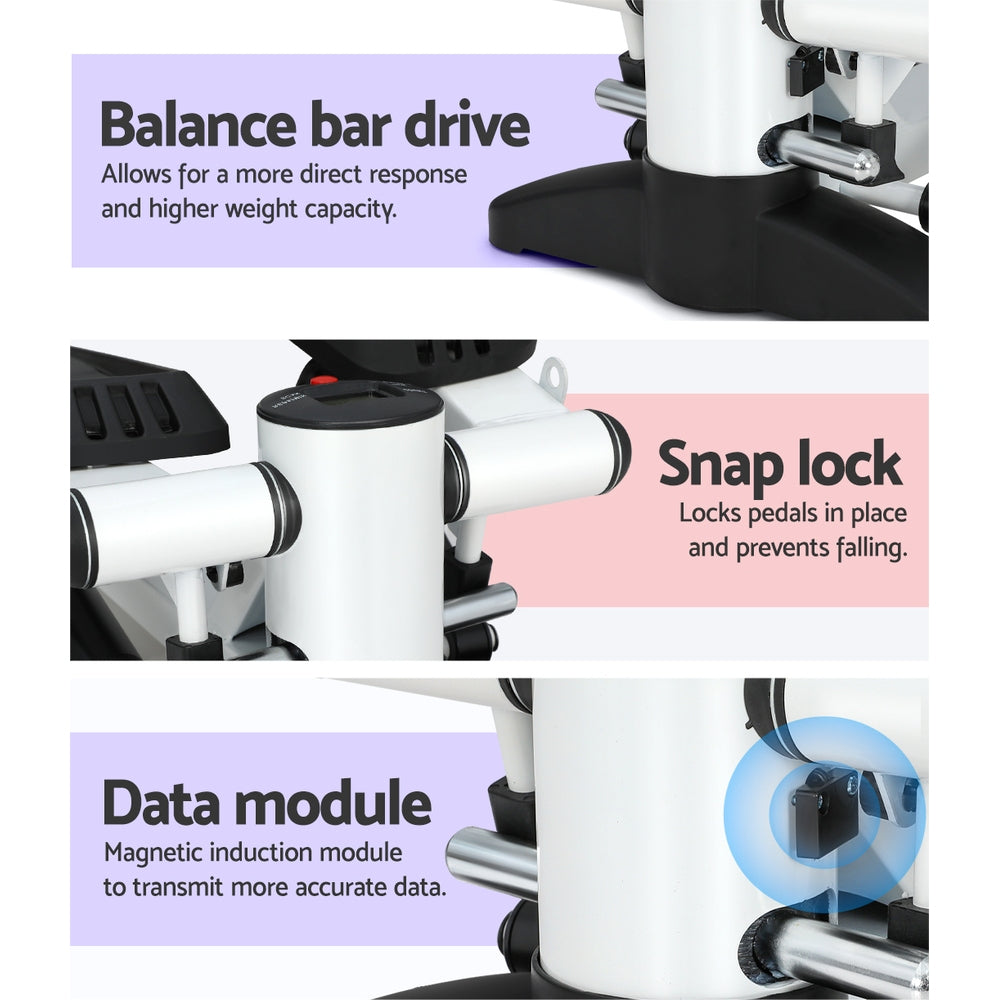 Everfit Mini Stepper with Resistance Rope and Mat