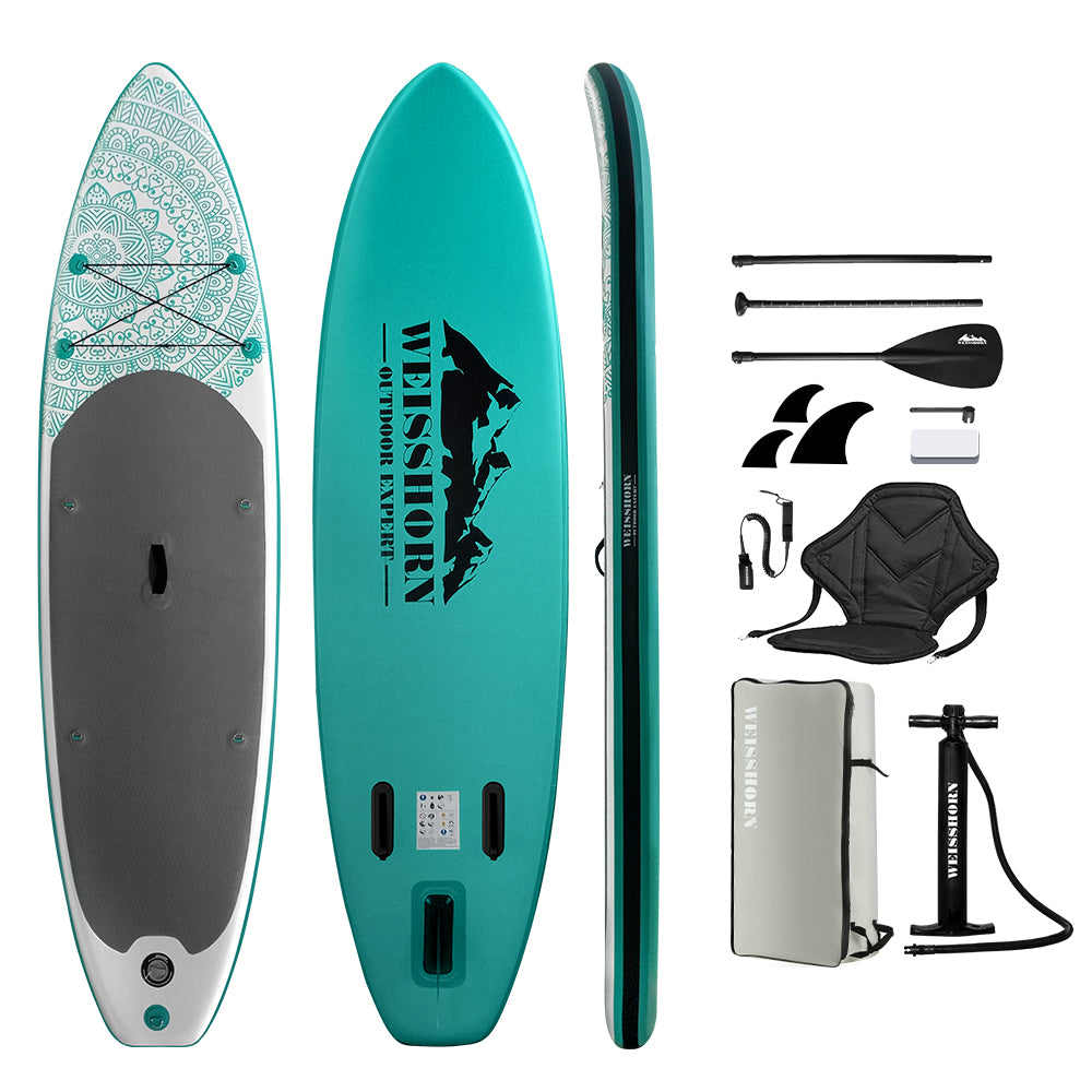 10FT Inflatable Stand Up Paddle Board | Weisshorn SUP Kayak
