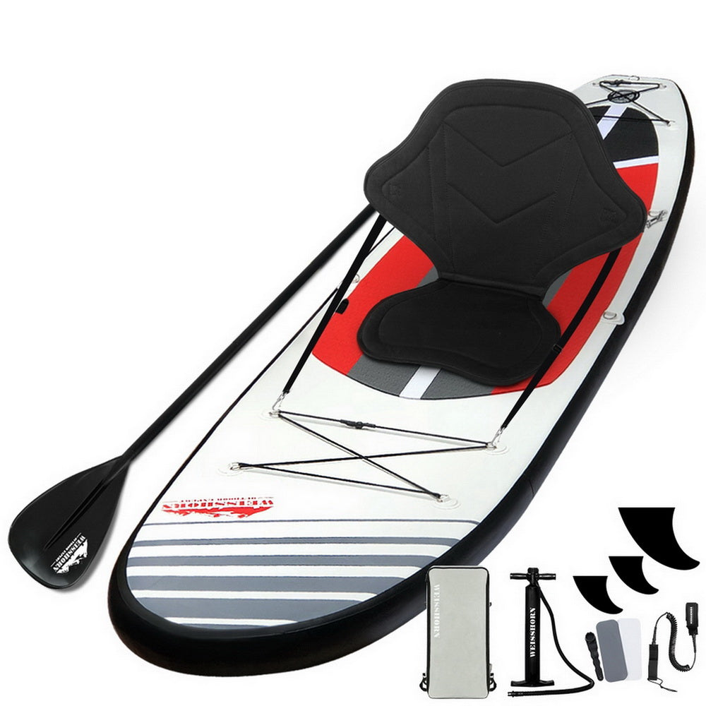 Weisshorn Stand Up Paddle Boards - Inflatable SUP Surfboard Paddleboard Kayak (11ft)