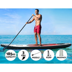 Weisshorn Stand Up Paddle Boards - Inflatable SUP Surfboard Paddleboard Kayak (11ft)