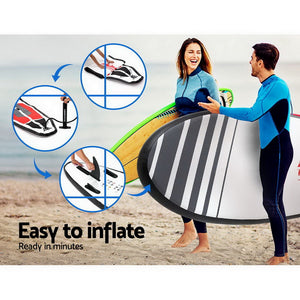 Weisshorn Stand Up Paddle Boards - Inflatable SUP Surfboard Paddleboard Kayak (11ft)