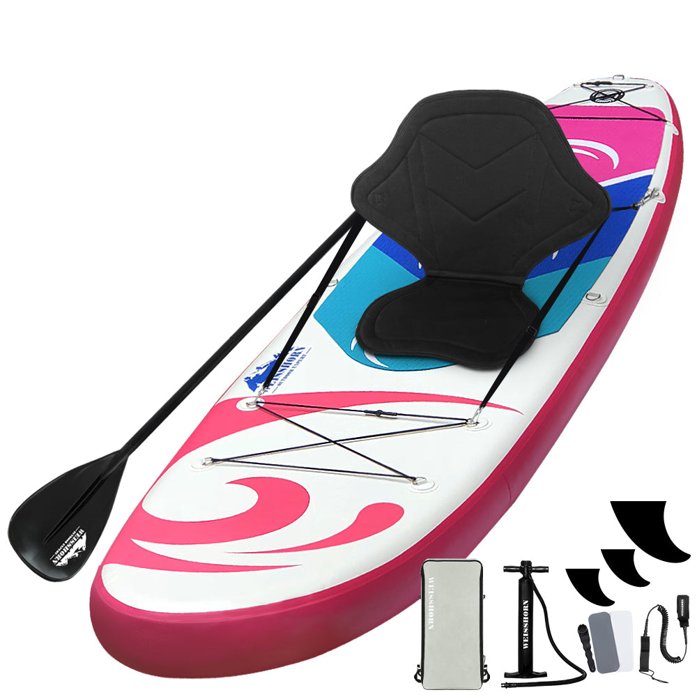 Weisshorn Stand Up Paddle Board - 11ft Inflatable SUP Surfboard Paddleboard Kayak