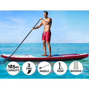 Weisshorn Stand Up Paddle Board - 11ft Inflatable SUP Surfboard Paddleboard Kayak