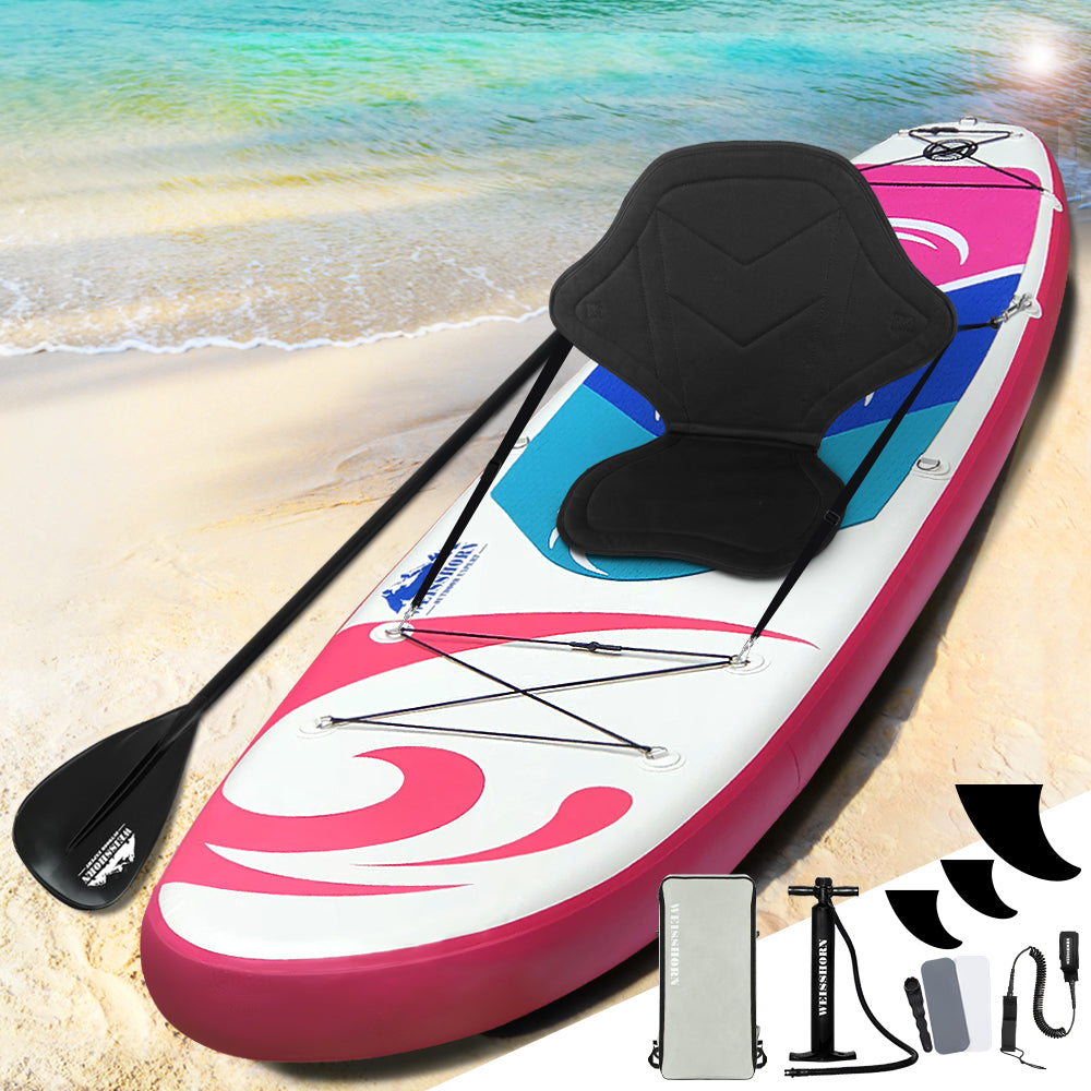 Weisshorn Stand Up Paddle Board - 11ft Inflatable SUP Surfboard Paddleboard Kayak