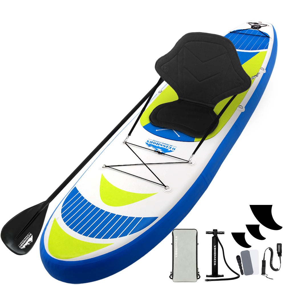 Stand Up Paddle Board | Inflatable SUP Surfboard Kayak | Size: 11ft | Brand: Weisshorn
