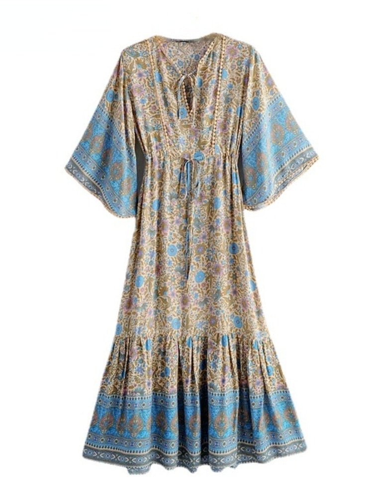 Bohemian Summer Dress | Multiple Colours | S-L