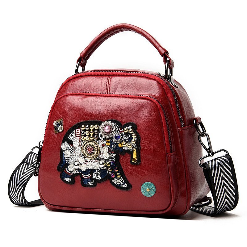 Cross Body / Handbag - Elephant Hippie Design - Various Colours
