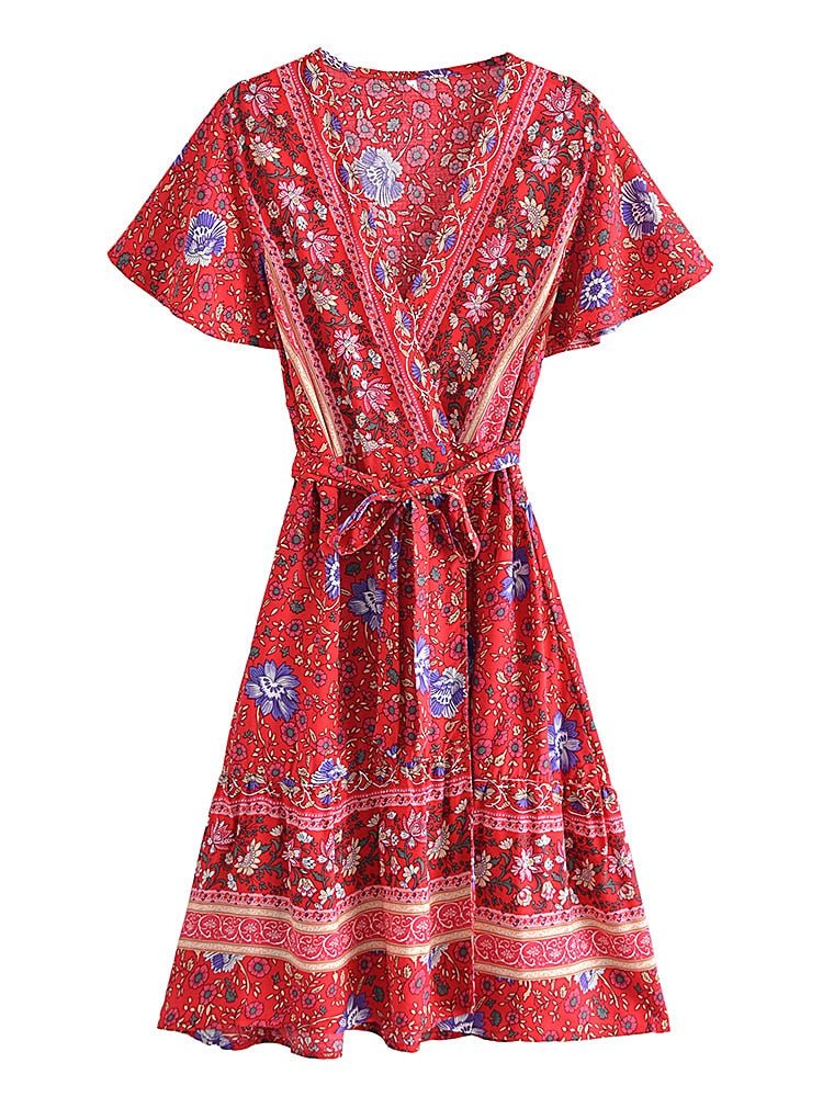 New Bohemian Beach Dress | Cotton Rayon | Various Colours | S-XL