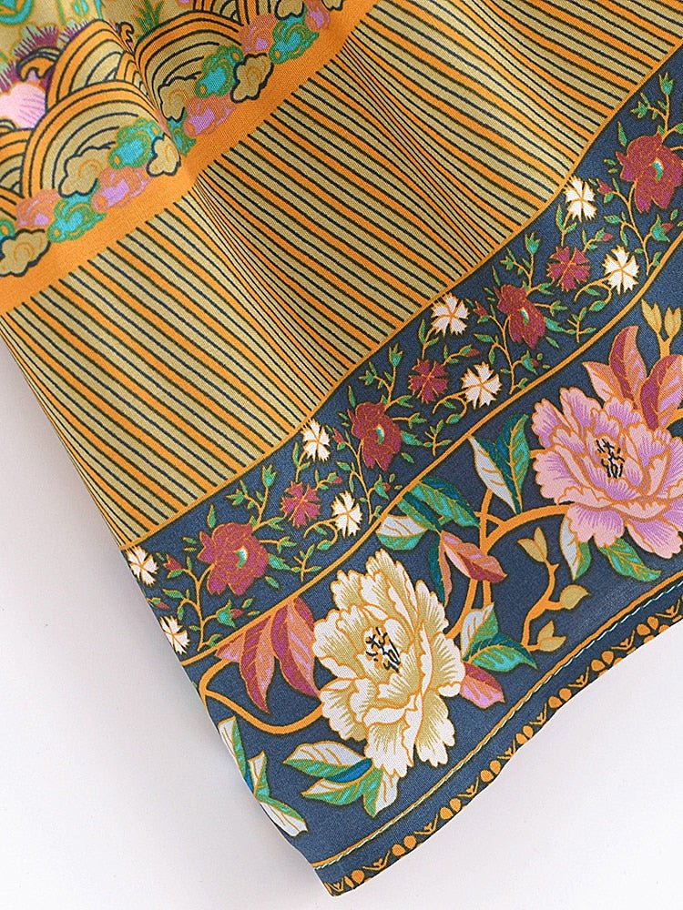 Women's Chik Peacock Spaghetti Summer Dress | S-L