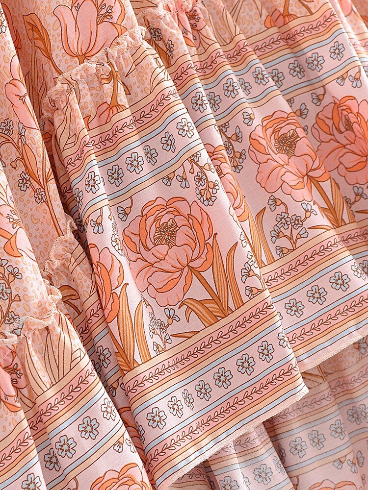 Light Coloured Floral Beach Skirt | M-XL | 3 Styles