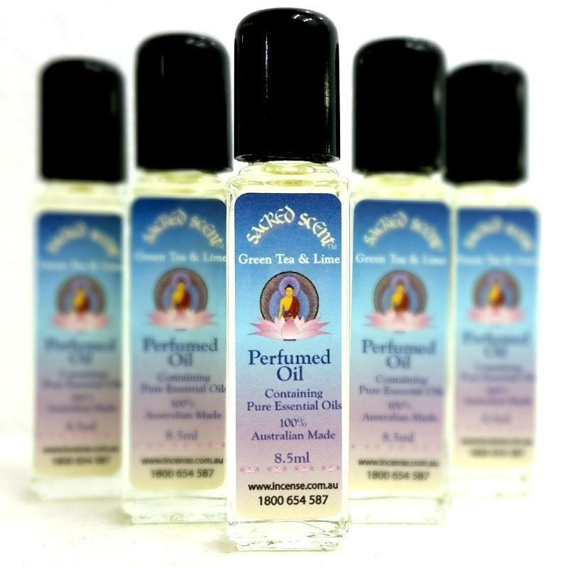 Sacred Scent Perfumed Oil Green Tea & Lime