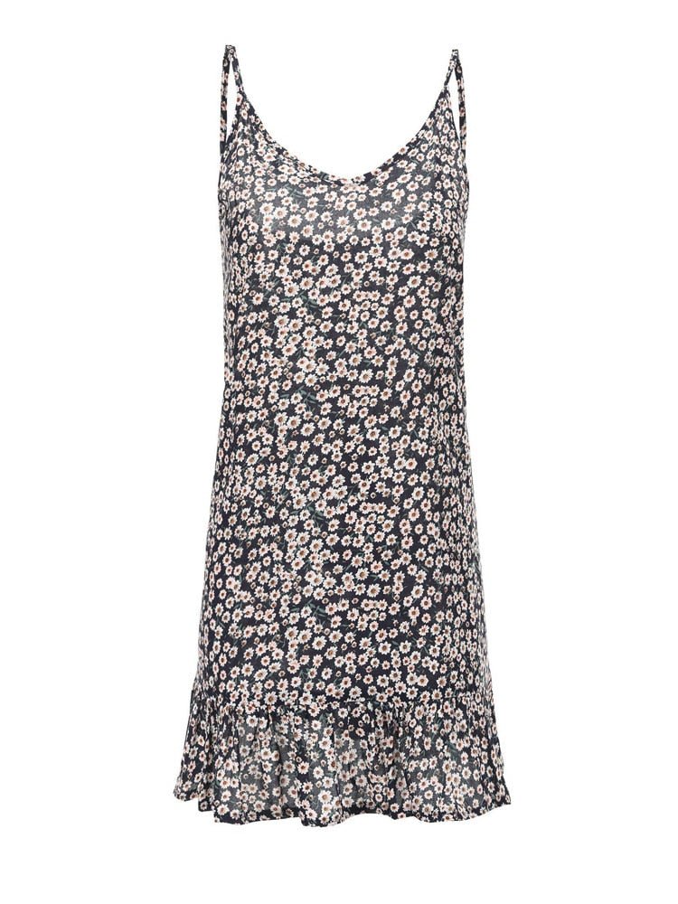 Women's Hippie Floral Sunflower Spaghetti Strapped Beach Dress | S-XXL | 3 Colours
