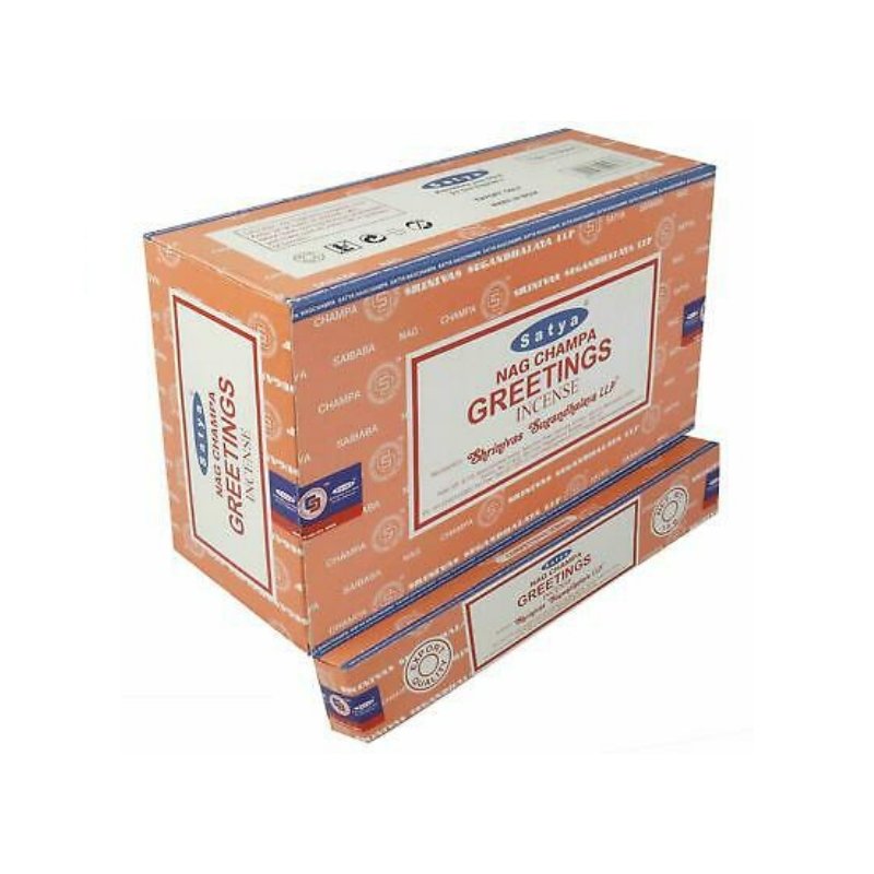 Satya Greetings Incense Sticks - 180g Box