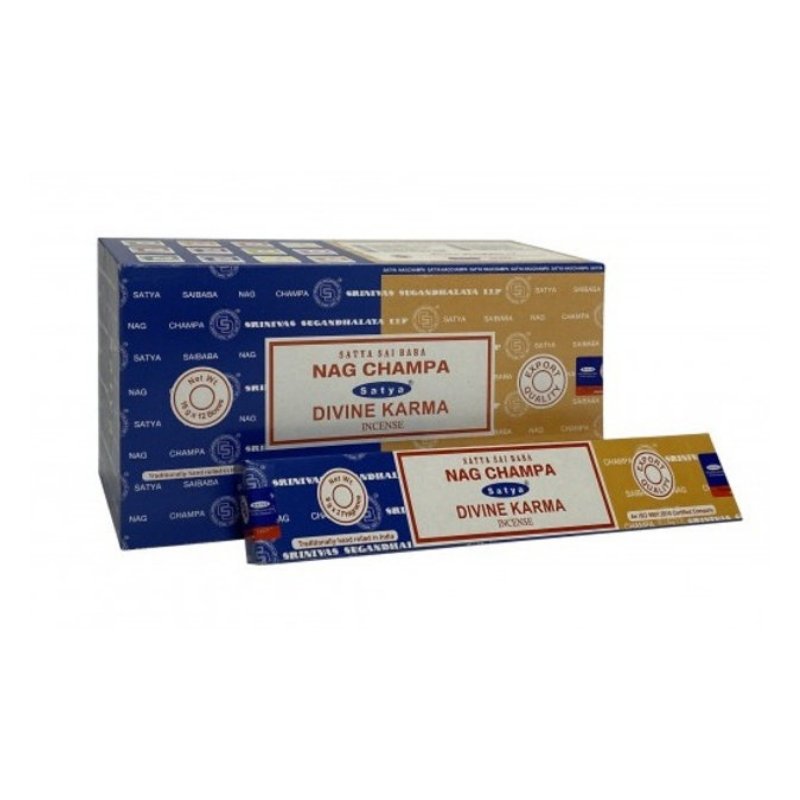 Satya Nag Champa And Divine Karma Incense Sticks - 192g Mixed Box