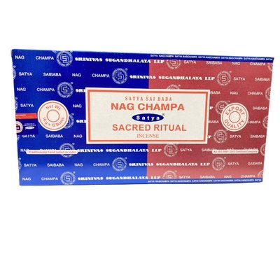 Satya Nag Champa And Sacred Ritual Incense Sticks - 192g Mixed Box