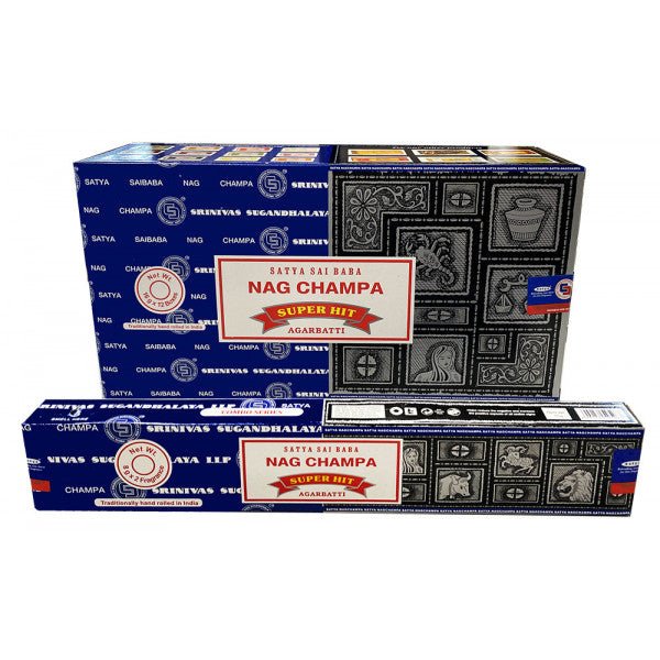 Satya Nag Champa And Super Hit Incense Sticks - 192g Mixed Box