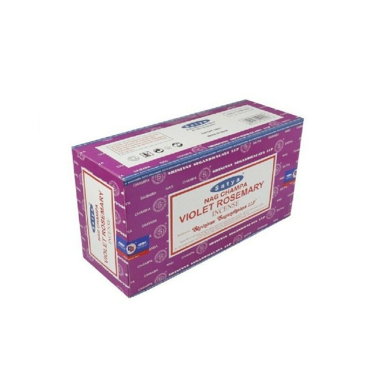 Satya Violet Rosemary Incense Sticks - 180g Box