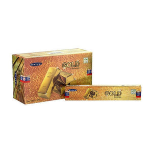 Satya Gold Incense Sticks - 180 Grams