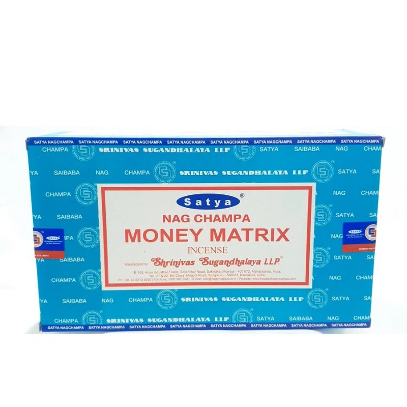 Satya Money Matrix Incense Sticks - 180 Grams