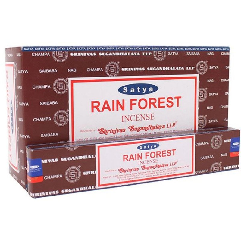 Satya Rain Forest Incense Sticks - 180 Grams