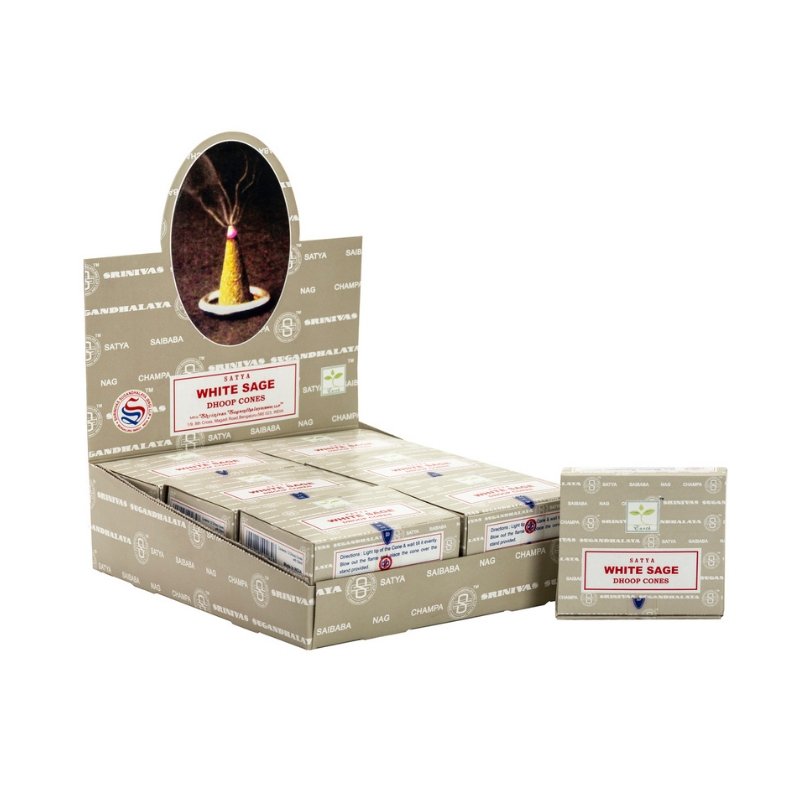 Satya White Sage Incense Cones