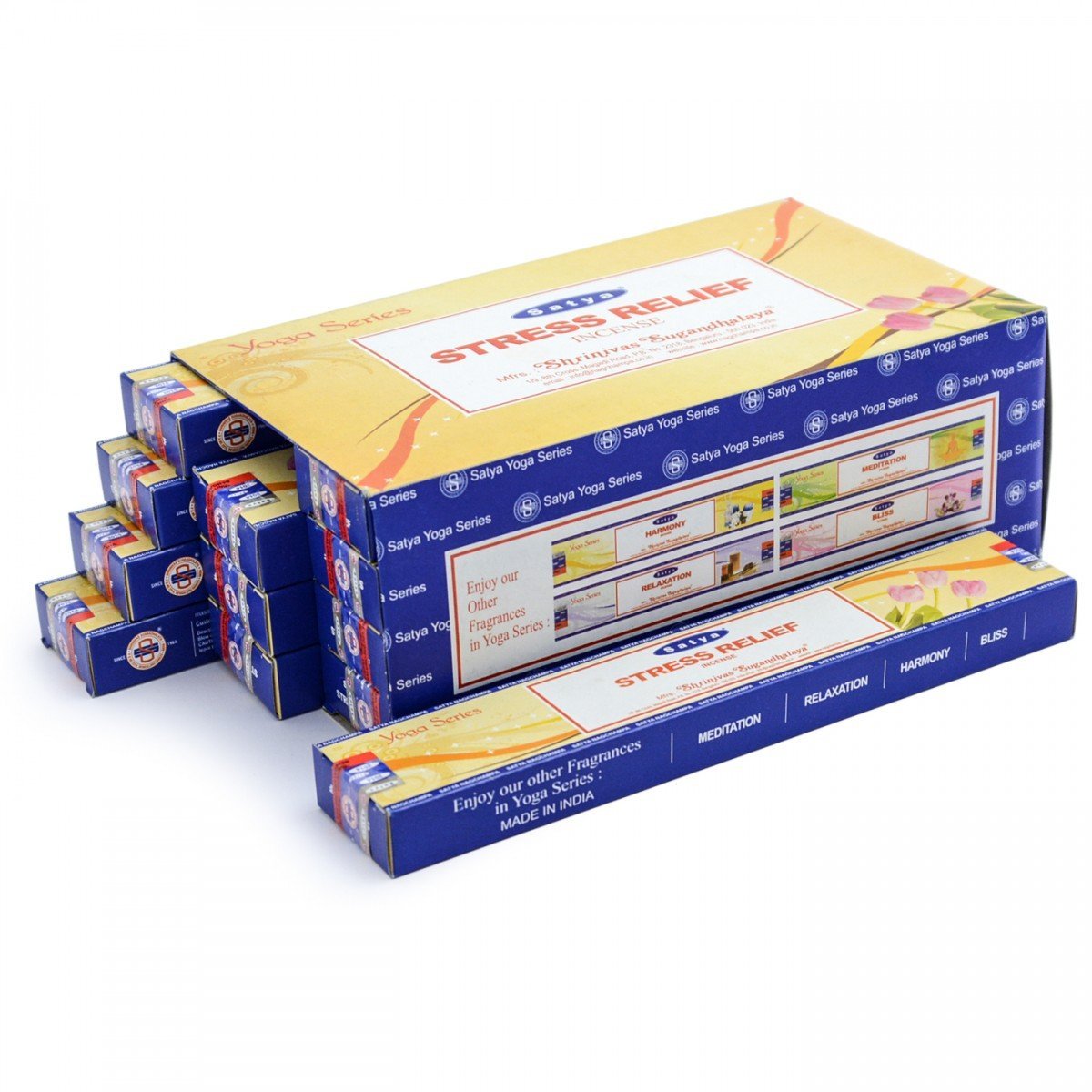 Satya Yoga Series: Stress Relief Incense Sticks - 180 Grams